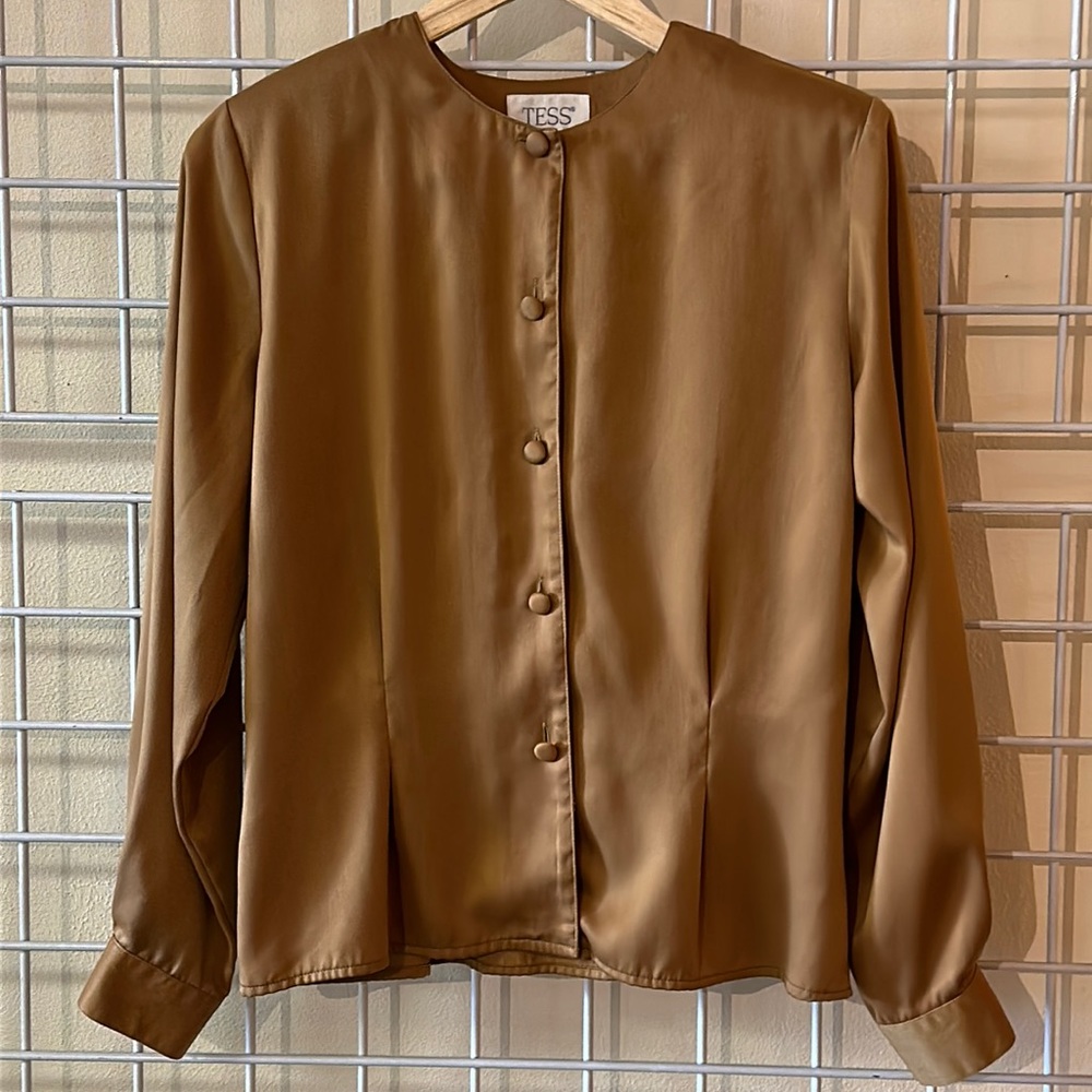 Vintage gold blazer by TESS